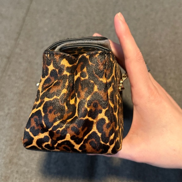 J.Crew Chain strap bag in leopard print calf hair, NWT - Picture 6 of 9